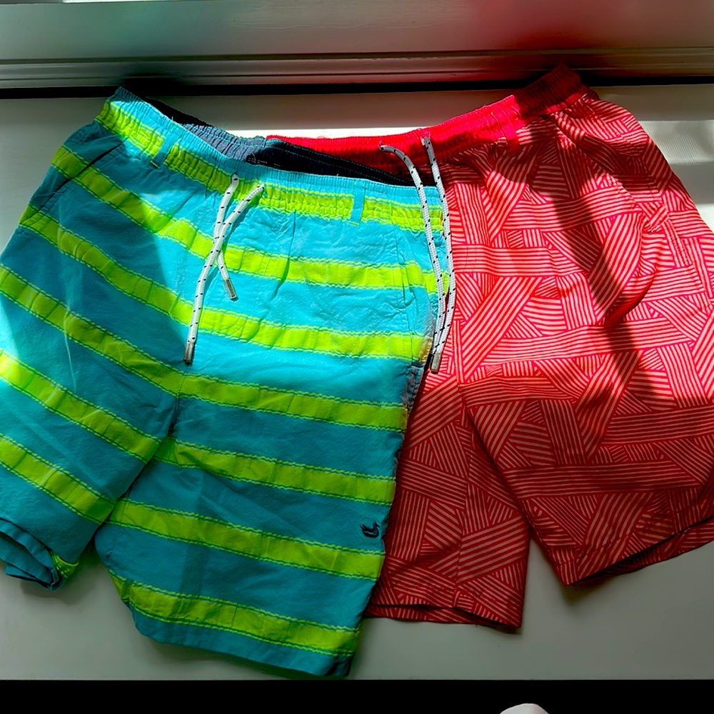 Boys size large southern marsh swimsuits.